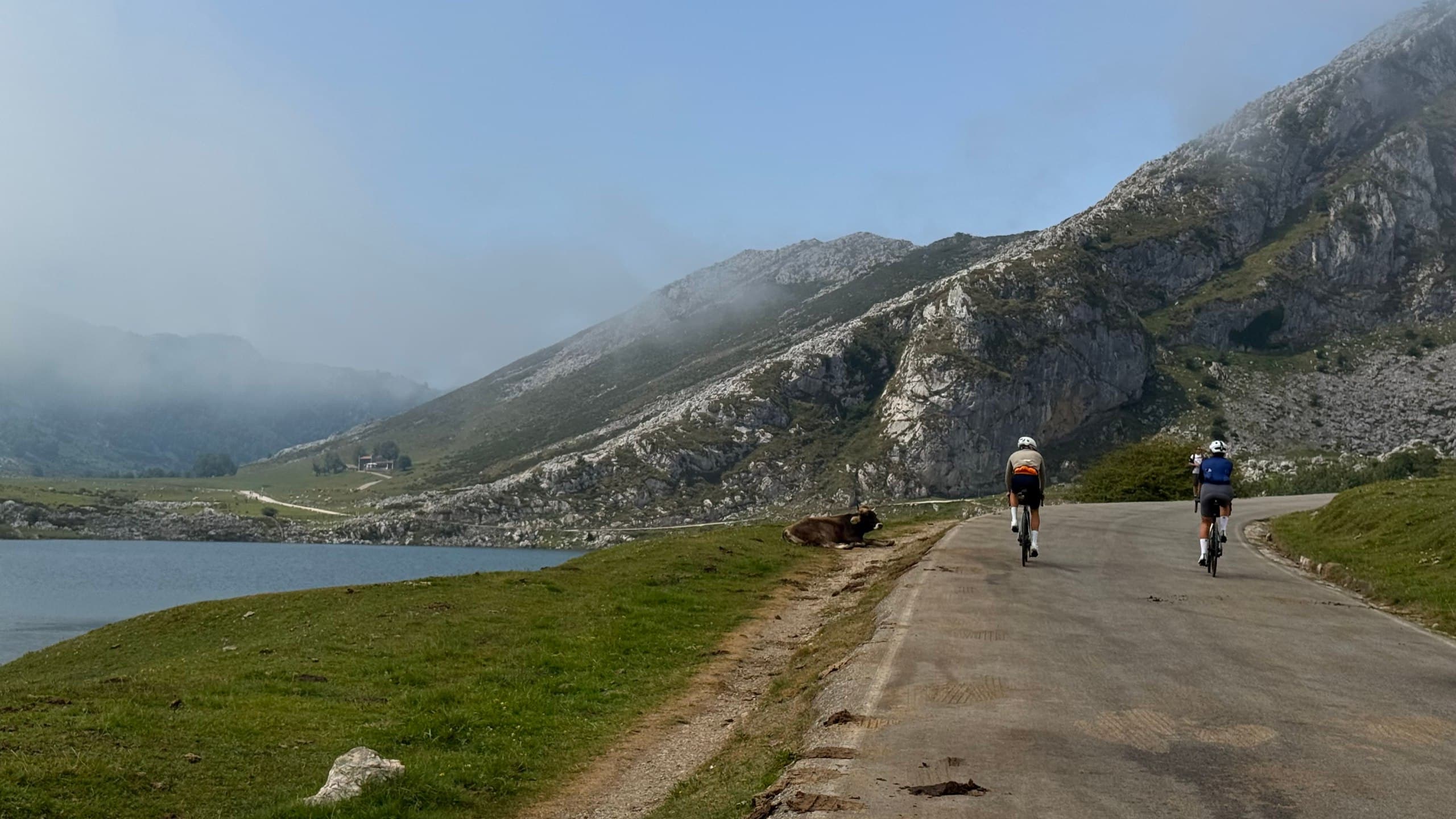 Cycling route landscape